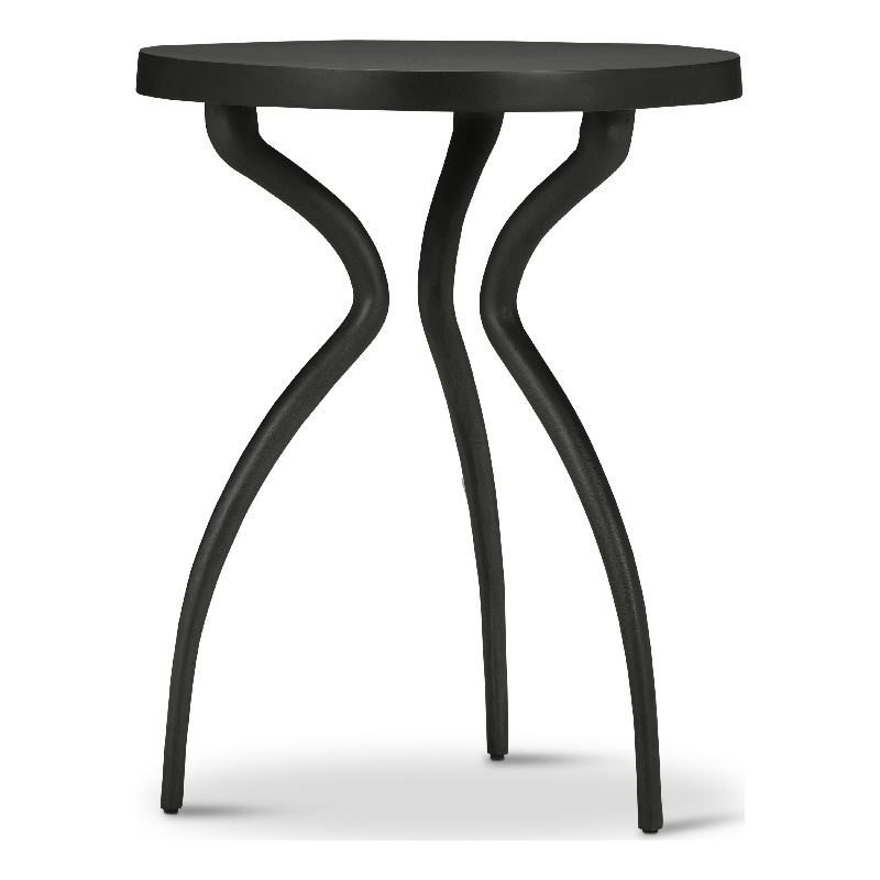 Urbia Elements Sarp End Table in Antique Zinc