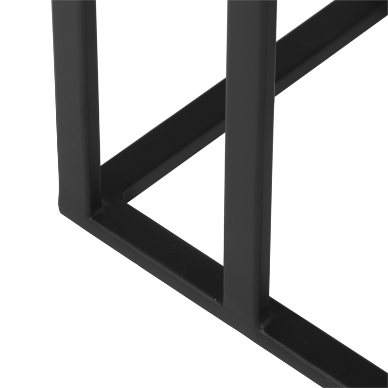 Urbia Elements Tanu C-Table End Table in Antique ZInc