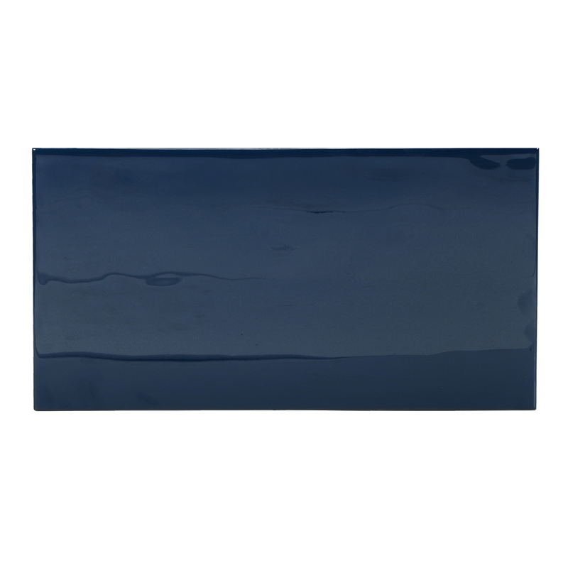 Urbia Elements Tanu C-Table Enamel Top End Table in Navy