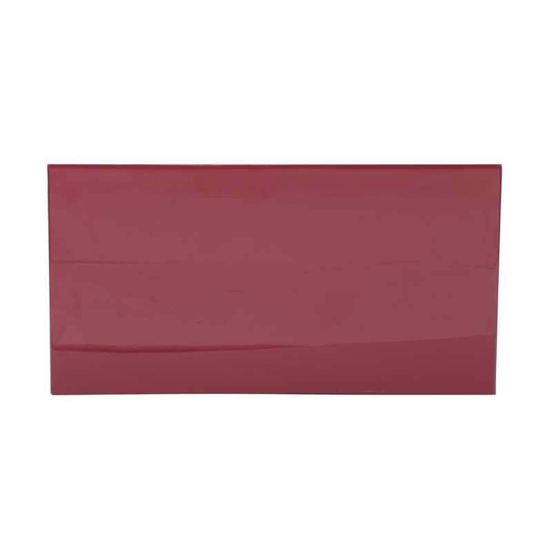 Urbia Elements Tanu C-Table Enamel Top End Table in Plum