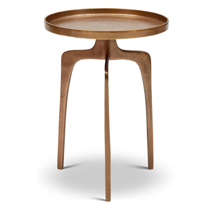 Urbia Elements Vinya End Table in Antique Brass