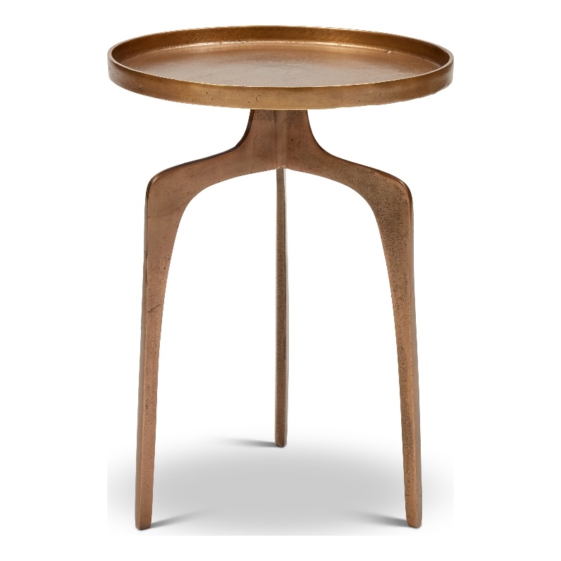 Urbia Elements Vinya End Table in Antique Brass