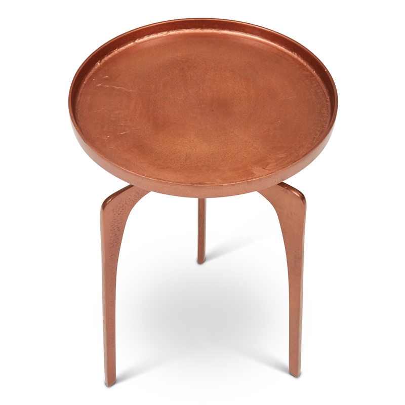 Urbia Elements Vinya End Table in Vintage Copper