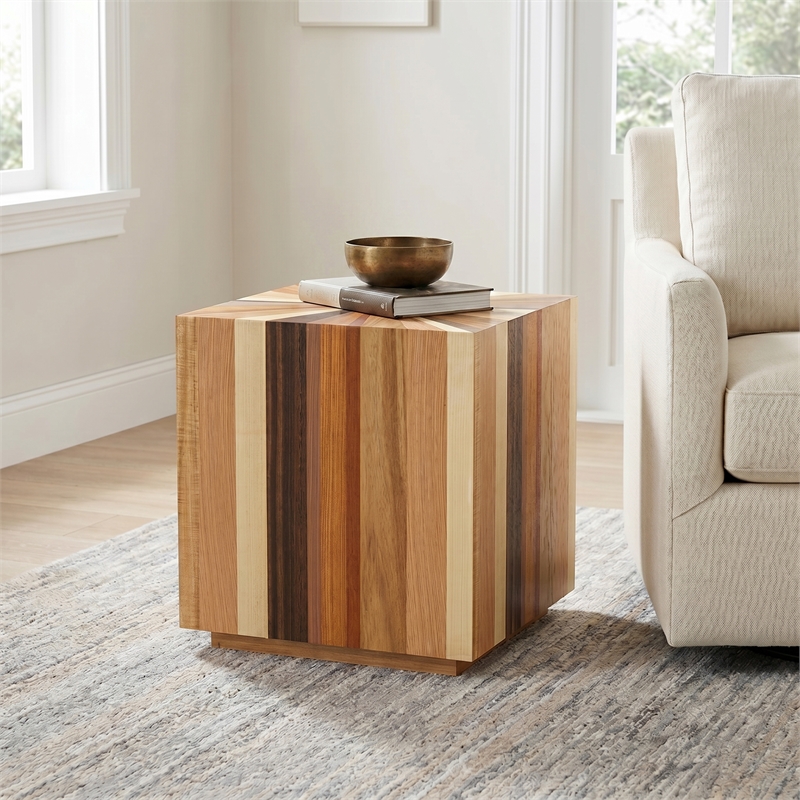 Urbia IE Series Sun End Table in Mixed Wood