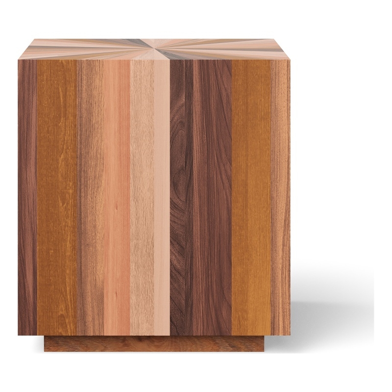 Urbia IE Series Sun End Table in Mixed Wood