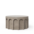 Urbia Mixx Atlas Round Coffee Table in Dark Grey
