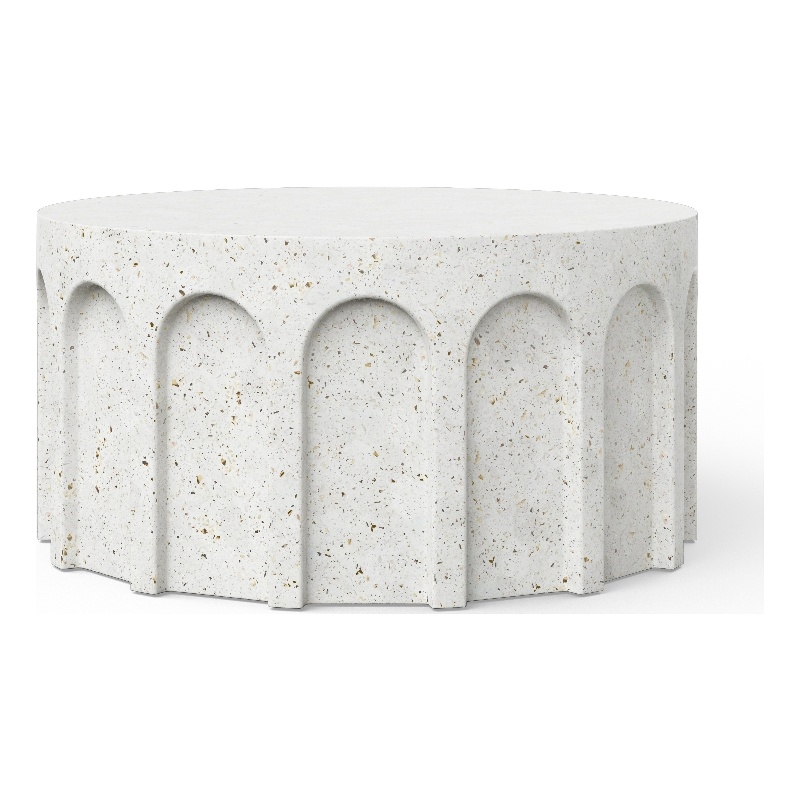 Urbia Mixx Atlas Round Coffee Table in Ivory Terrazzo