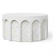 Urbia Mixx Atlas Round Coffee Table in Ivory Terrazzo