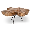 Urbia IE Series Slab Coffee Table in Brass