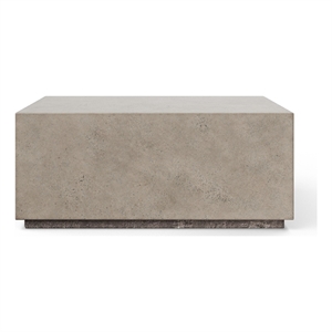 Urbia 39.5&quot Mixx Bloc Square Coffee Table in Dark Grey