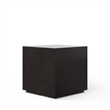Urbia Mixx Bloc End Table in Lava Black