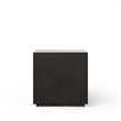 Urbia Mixx Bloc End Table in Lava Black