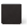 Urbia Mixx Bloc End Table in Lava Black
