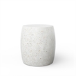 Urbia Mixx Pebble End Table in Ivory Terrazzo
