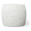 Urbia Mixx Pebble End Table in Ivory Terrazzo