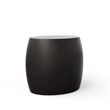 Urbia Mixx Pebble End Table in Lava Black
