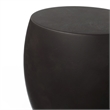 Urbia Mixx Pebble End Table in Lava Black