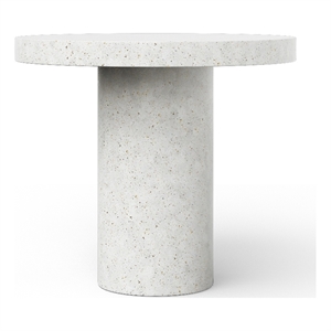 Urbia 47.25&quotDia. Mixx Circa Bar Height Dining Table in Ivory Terrazzo