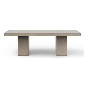 Urbia 47&quot x 95&quot Mixx Elcor Dining Table in Dark Gray