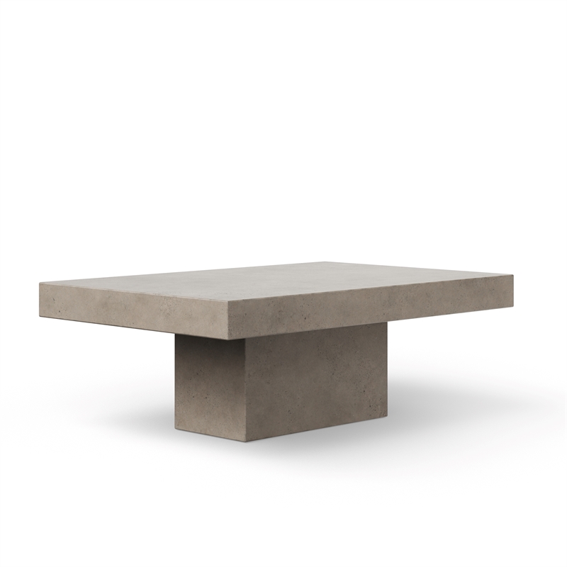 Urbia Mixx Una Rectangle Coffee Table in Dark Gray
