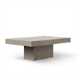 Urbia Mixx Una Rectangle Coffee Table in Dark Gray