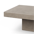 Urbia Mixx Una Rectangle Coffee Table in Dark Gray