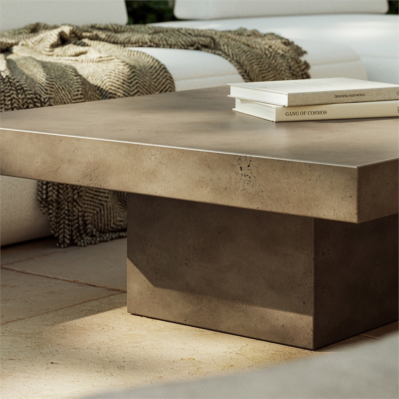 Urbia Mixx Una Square Coffee Table in Dark Gray