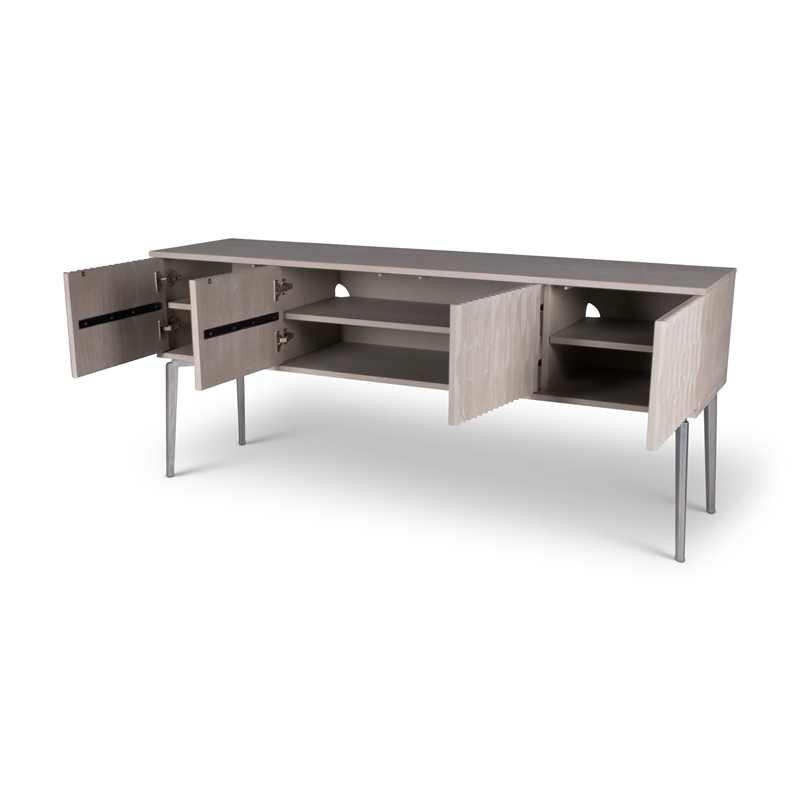 Urbia IE Series Olas Buffet in Putty Gray Frame