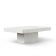 Urbia Mixx Una Rectangle Coffee Table in Ivory Terrazzo