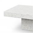 Urbia Mixx Una Rectangle Coffee Table in Ivory Terrazzo
