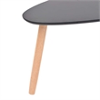 vidaXL 2 Piece Scandinavian Coffee Table in Black