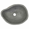 vidaXL River Stone Oval Basin in Gray