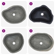 vidaXL River Stone Oval Basin in Gray