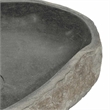 vidaXL River Stone Oval Basin in Gray