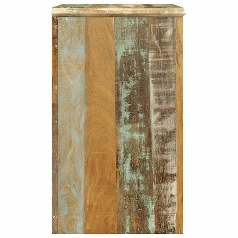 vidaXL Vintage Reclaimed Solid Compact End Table in Multicolor
