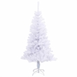 vidaXL Foldable PVC and Plastic Artificial Christmas Trees in White