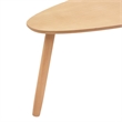 vidaXL 2 Piece MDF Solid Pinewood Coffee Table in Brown