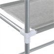 vidaXL Over Laundry Storage Rack in Silver