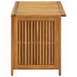 vidaXL Natural Solid Acacia Wood Medium Storage Box in Brown