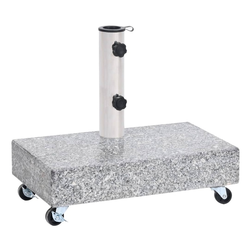 vidaXL Standard Granite Umbrella Base in Grey
