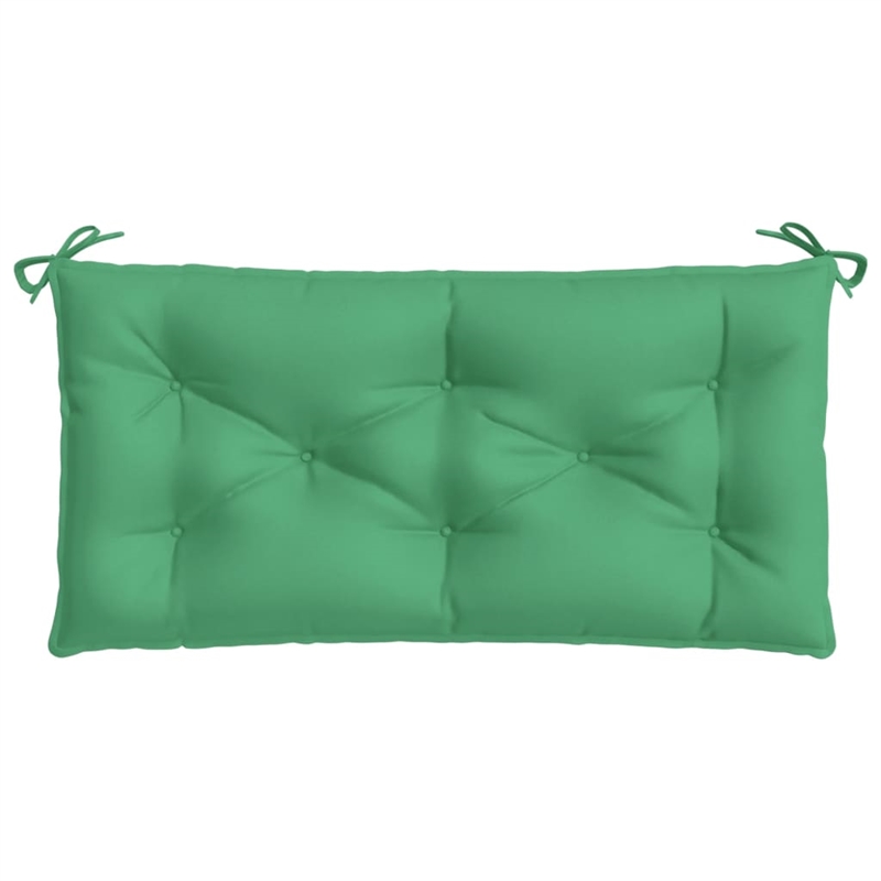 vidaXL Polyester Oxford Fabric Garden Bench Cushion in Green