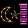 vidaXL 138 LED Fairy Plastic Lights with Remote Control in Warm White