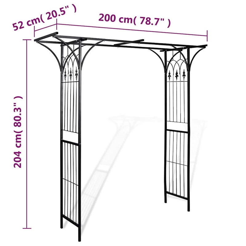 vidaXL 78.7 X 20.5 X 80.3
