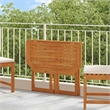 vidaXL Medium Foldable Solid Acacia Wood Balcony Table in Brown