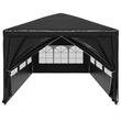 vidaXL Large Polyethylene and Steel Party Tent in Anthracite