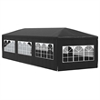 vidaXL Large Polyethylene and Steel Party Tent in Anthracite