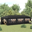 vidaXL Large Polyethylene and Steel Party Tent in Anthracite
