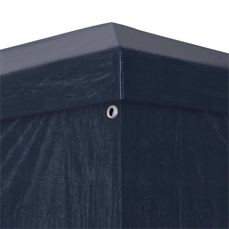 vidaXL Large Polyethylene Water-Resistant Party Tent in Blue