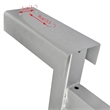 vidaXL Bow Support Boat Trailer Winch Stand in Silver