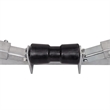 vidaXL Boat Trailer with Bottom Support Bracket and Keel Rollers in Silver